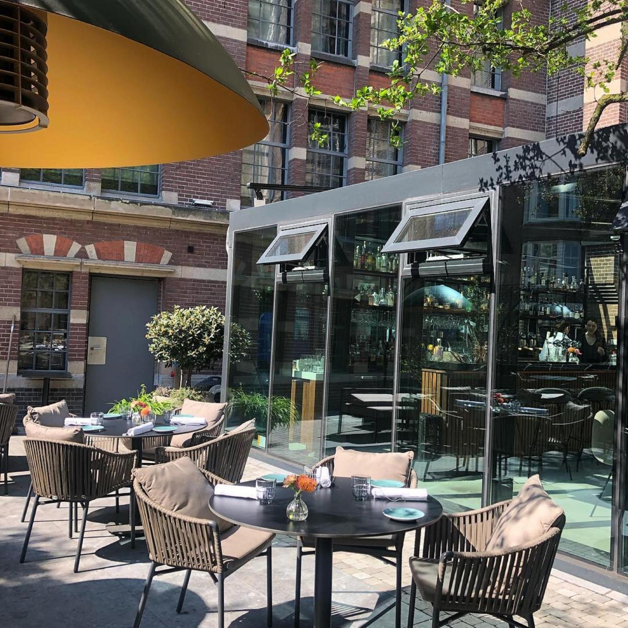 Pestana Amsterdam Riverside Exterior foto The restaurant